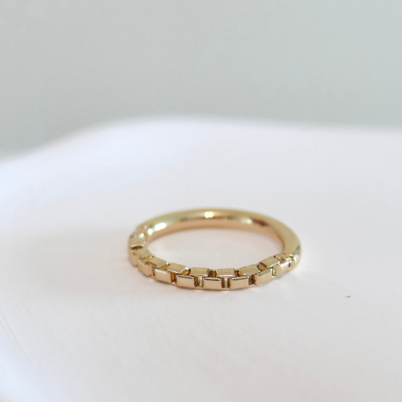 Paula Thin Half Braided Ring
