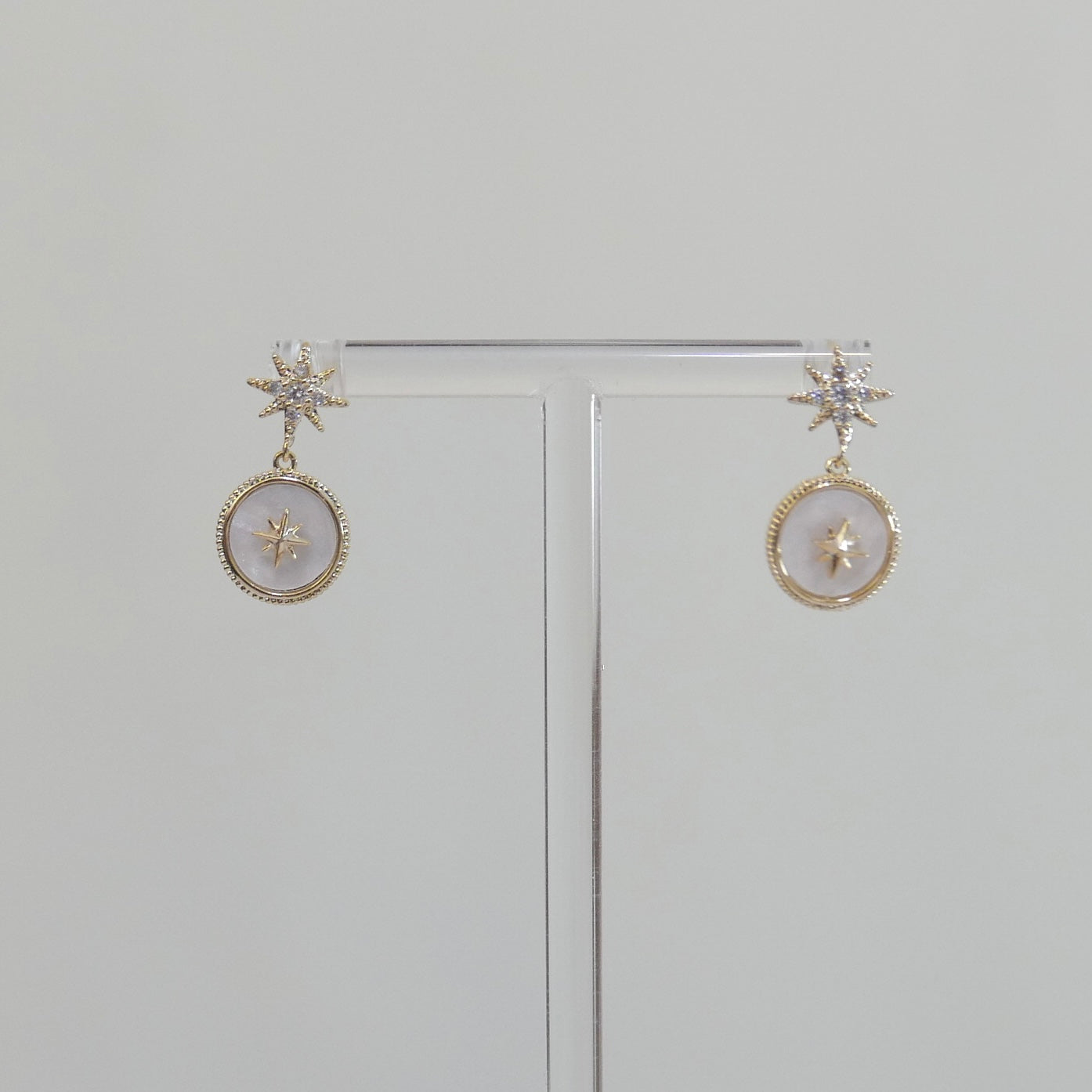 Seren Star Pendant Earrings