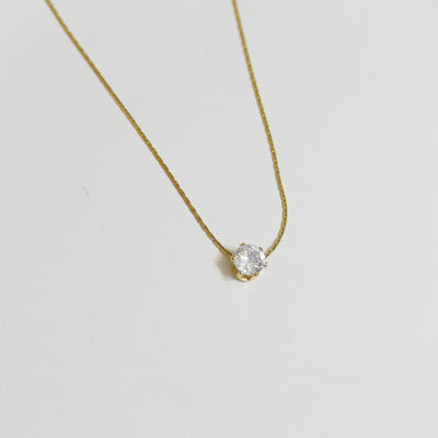 Essential Clear Zircon Necklace