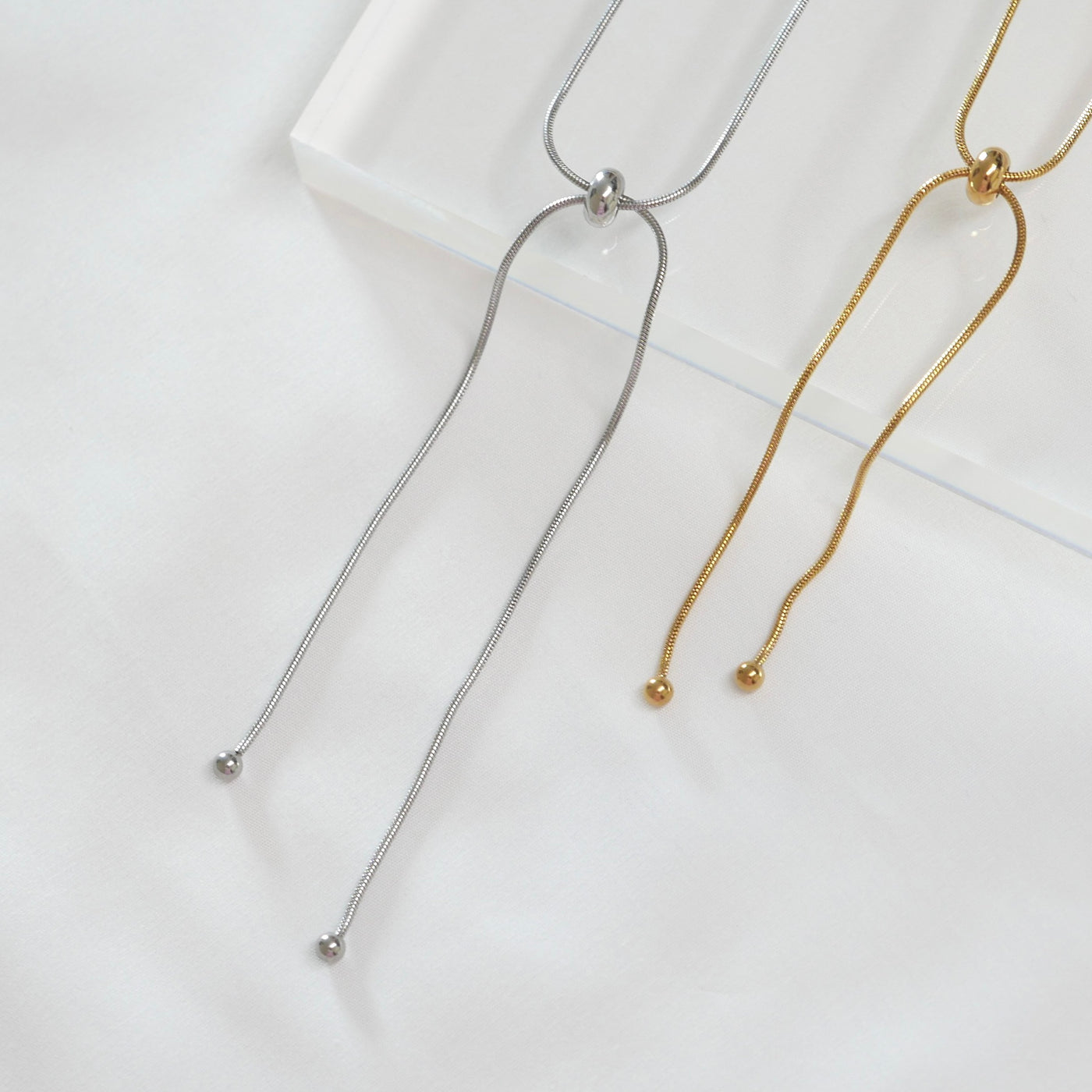 Nora Lariat Drawstring Necklace