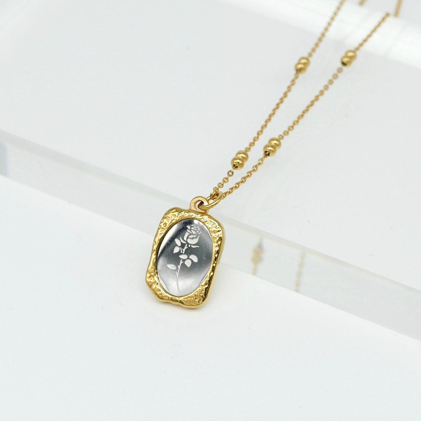 Vintage Rosetta Reflection Necklace
