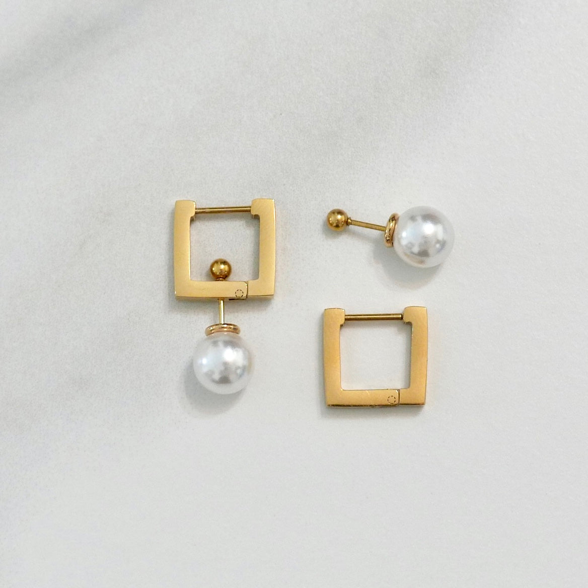 Markita 4-Way Pearl Earrings