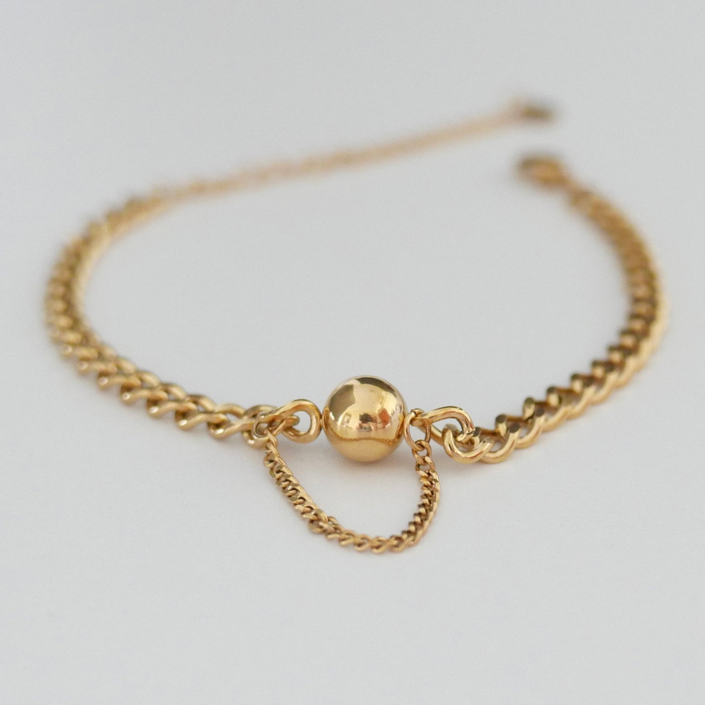 Drop Chain Ball Bracelet