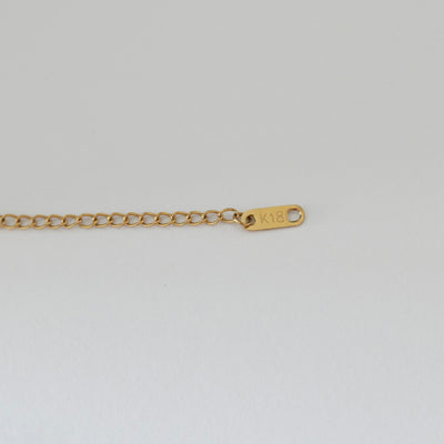 Oval Belcher Chain Necklace